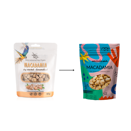 Karamelliseeritud makadaamiad